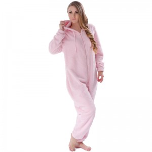 Ενήλικες Onesie Ροζ Πιτζάμα Σετ